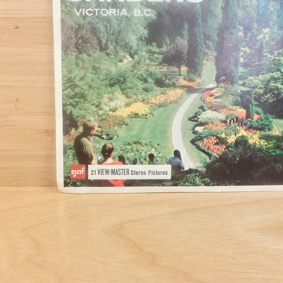 View-Master Reels – The Butchart Gardens / 3 Reel Set / Packet A016 - Picture 2 of 7